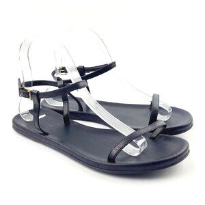 SCHUTZ Black Gladiator Sandal - Size 8‎